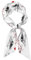 JEJEA Seidiger Halstuch, japanischer Mount Red Sun Print, modisches seidiges Satin-Kopftuch für Damen, leichte Seide, anmutige Schals, Schwarz , One size