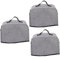 Cabilock 3 Piezas Cubierta De La Máquina De Pan Protectores Cubiertas De Parrilla Fabricante Plegable Resellable Impermeable Manejar Máquina Para Hacer Pan Pliegue Sartenes Poliéster Grey