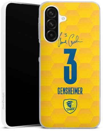 DeinDesign Slim Case extra dünn kompatibel mit Samsung Galaxy A56 5G Silikon Handyhülle transparent Hülle Rhein-Neckar-Löwen Handball Gensheimer