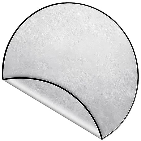 Hemobllo Feuerfeste Grillmatte 91,5X91,5cm Feuerstellenmatte für Gras Sand Beton Camping Barbecue Unterlage Hitzebeständige Bodenschutzmatte für Outdoor Grill Feuerstelle