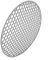 BlesConi Rejilla redonda de refrigeración para hornear, alfombrilla de barbacoa, utensilios para hornear, rejilla de alambre para asar al aire libre, hornear al vapor (22 cm)