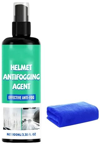 Anti-Beschlag-Spray Für Motorradhelm Visier, 100ml Antibeschlagspray, Anhaltenden Beschlagschutz, Anti Beschlag Visier Spray, Für Auto Skibrillen, Fußball, Sport