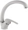 ambrosiana SEI1406WHI Rubinetto Miscelatore lavello Cucina/Lavanderia con Canna Alta Serie Sei in Ottone Color Bianco con areatore a Risparmio idrico