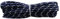 Corde polypropylène 8 mm x 20 m Bleu/Blanc Laisse amarrage, Corde multifonctionnelle, Charge de Rupture : 850 Kg