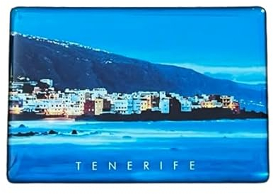 dutis Reiseandenken (Souvenir) Kühlschrankmagnet Teneriffa Souvenir Spanien 8 cm x 5.5 cm Epoxyd-Papier-Magnet 1 stück