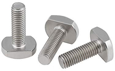 BOZONLI Edelstahl Hammerkopfschrauben M12×50mm,1 pcs