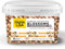 Mona Lisa Blossoms by Callebaut (Marbled Chocolate, 1kg Tub) – Belgian Chocolate Curls/Shavings for Decorating and Topping Cakes, Cupcakes, Gateaux, Desserts, Waffles, Crepes, etc