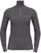 Odlo Donna Maglia funzionale a maniche lunghe con zip ACTIVE WARM ECO, Steel Grey Melange, XL
