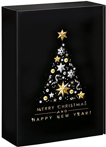 10 Stück Präsentkarton Best Wishes für drei Flaschen Wein/Sekt, Weinkarton, Geschenkkarton (3er)