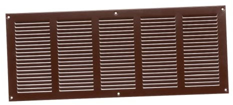 Grille d'aération en métal Marron 500 x 200 mm