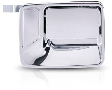 for Ford F-250 Super Duty Exterior Door Handle Front Or Rear, Passenger Side Chrome (1999-2016) | Trim:All Submodels