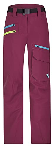 Ziener Mädchen Aileen Ski Hose Schnee Hose wasserdicht winddicht warm, Purple Plum, 140 EU