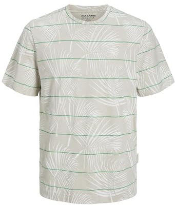 JACK & JONES Jorpalma AOP Stripe Tee Ss Crew Neck