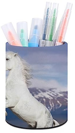 Pot à crayons en forme de chevaux, étui de rangement de bureau, fournitures de papeterie, support de pinceaux de maquillage