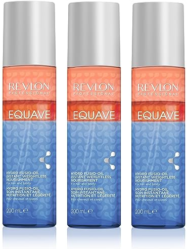 3er Revlon Professional Equave 3 Phase Hydro Fusio Oil Weightless Nourishment 200 ml