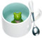 XinHuiGY Tazas de café lindo Rana,Taza Kawaii,Regalos para Mujeres,3D Animal taza de la mañana,lindas mugs,Regalos de cumpleaños de Navidad para Chicas Niños Hombres Mamá Maestra (Rana)