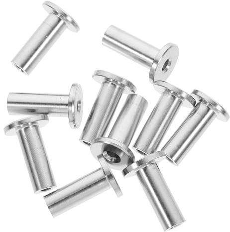 Homoyoyo 10piezas Kit De Fundas Protectoras De Acero Inoxidable Protectores Cable Terraza Resistentes y Duraderas