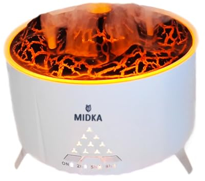 350ml Essential Oil Diffuser Humidifier, Fierce Engine Oil Diffuser Volcano Style With Built-In Bluetooth Speaker And Remote UK SELLER
