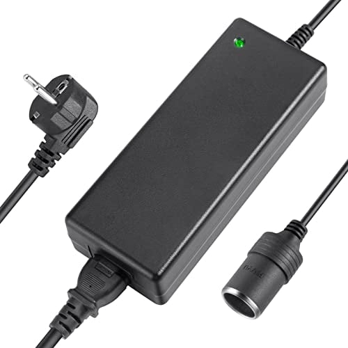AGPTEK KFZ Netzadapter, Spannungswandler 180W, Wechselrichter 100 bis 240V auf 12V/15A mit Zigarettenanzünder-Buchse für Kompressor Kühlbox, LED Lampen, Ventilatoren, Elektrische Pumpe, PKW Heizdecke