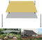 Voiles Ombrages Rectangulaire Imperméable 2.5 x 4 m UV Protection avec Oeillets Tissu Polyester Multi Couleur et Taille Bâche dombrages La Couverture VéGéTale Serre Pergola, Couleur Crème