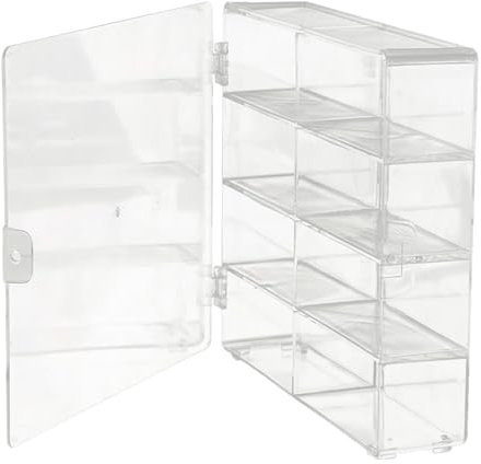 Luwecf Vitrina Modelo de Vehículo 1/64, Almacenamiento para Regalos, Coleccionistas de Modelos de Coches de Juguete