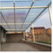 UHEKC Dachplatten Aus Polycarbonat, Transparente Tageslichtplatten, 0,8mm Glasfaserplatte, Überdachung Türvordach, Leicht Zu Biegen Und Zu Schneiden(1x2m/3.28x6.56ft)