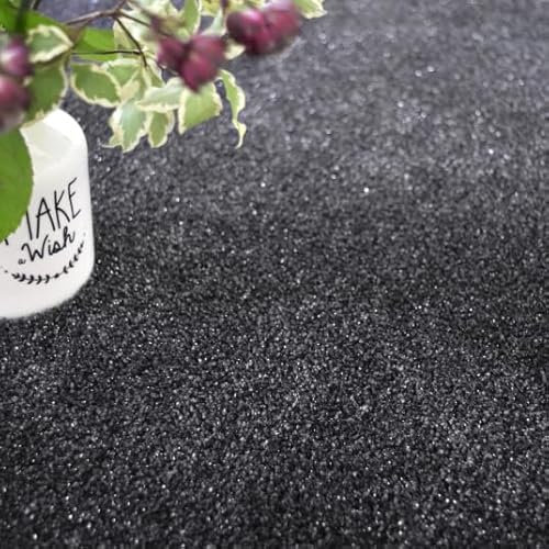 Moquette Paillettes - Star - Noir - Rouleau de 4m x 3.00m