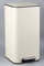 5five - cubo de basura metálico delta beige 30l