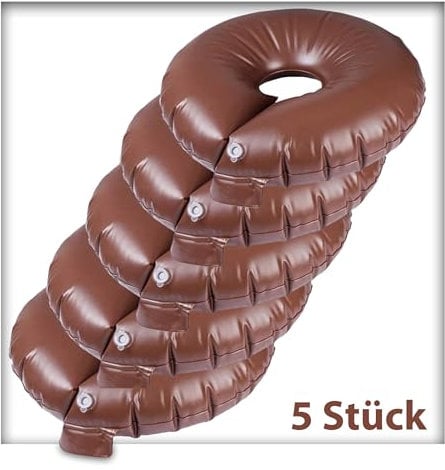 5 Stück Bewässerungsring 55 Liter, PVC UV Beständig, Baumring zur Bewässerung, Wassersack Baum