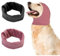 2Pcs Dog Snood, Dog Ear Protectors, Happy Hoodie for Dogs, Dogs Ear Muffs Noise Protection for Anxiety Relief, Ears Protectors for Bath Drying, Pet Ears Protector (Pink, Black)