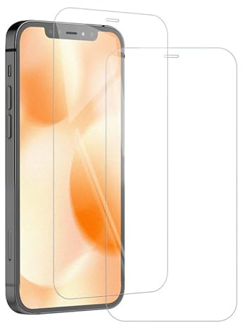 PawHoly 2 Stück 9H Härte Panzerfolie für iPhone 12/12 Pro Panzerglas | Ultra-HD für Schutzfolie iPhone 12/12 Pro Displayschutz, Anti-Staub Volle Abdeckung Screen Protector