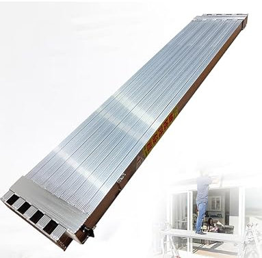 Gerüst-Aluminium-Planke – Teleskop-Arbeitsbrett mit 150 kg Kapazität, verstellbare rutschfeste Plattform für Schweiß- und Gerüstausrüstung