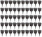 Tudaheuiy 50PCS BoîTe D'Engrais en Plastique avec Couvercle, Panier Hydroponique Bonsai Outil Couvercle D'Engrais Filet de Jardin Coupe BoîTe D'Engrais pour la Plantation de Jardin Agricole