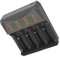 Greabuy 4 Bay Battery Charging Adapter for Rechargeable Batteries Compatibility with 18650 26650 21700 10400 14500 16340