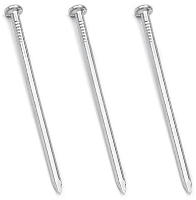 Maozaa 3 Inch Hardware Nails, 50pcs Stainless Steel 304 Hanging Nails for Hanging Pictures, Long Wood Finishing Nails