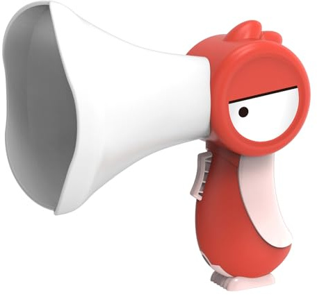 Oxxggkao Joli jouet en forme d'oiseau Scream Changeur de voix avec plusieurs modes sonores Haut-parleur amusant Jouet pour enfants Divertissement Changeur de voix