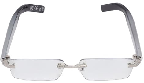 Annadue AI Übersetzung Smart Brille, Unterstützt das Rufen und Spielen von Musik, mit Blauen Lichtsperrobjektiven, USB Gebühren für das Travel Meeting Business