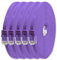 1aTTack.de 10m Purple Cat.6 Flat Network Cable - 5 Pack - Gigabit LAN (RJ45) Ultra Flat Slim Micro
