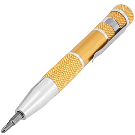 Aexit 9 en 1 Étoile Torx Tri-wing fente Phillips Tournevis Bit 166H322