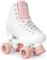 Sfr Skates Figure Quad Skates Skates, Erwachsene, Unisex, Mehrfarbig (White/Pink), Größe 40,5