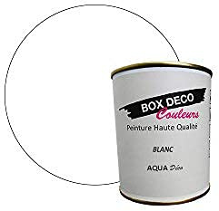 Aqua Déco Acryl-Wandfarbe, seidenmatt, 44 verschiedene Farben, 750 ml, 7,5 m²