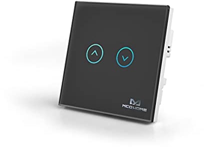 MCO Home Z-Wave Blinds and Shutters Controller with Touch Panel, MH-C321, Black