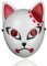 DKaony Anime Dämonen-Slayer-Maske Cosplay Maske Halloween Requisiten für Anime Fans, Cosplay Enthusiasten, Partygänger - Unisex-Erwachsene, Unisex-Kinder