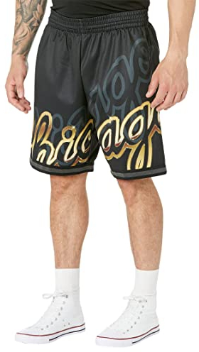 Mitchell & Ness NBA Big Face 4.0 Fashion Short - Chicago Bulls, XL