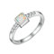 Musihy Promise Ring, Ringe Silber Klassische Einfachheit Silber Ringgröße 52 (16.6)