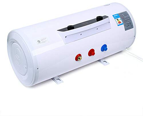 Calentador de agua caliente eléctrico de 2 kW, almacenamiento eléctrico con ducha de mano, llenado automático de agua fría, calefacción automática, control automático de temperatura 30-75 °C (50 L)