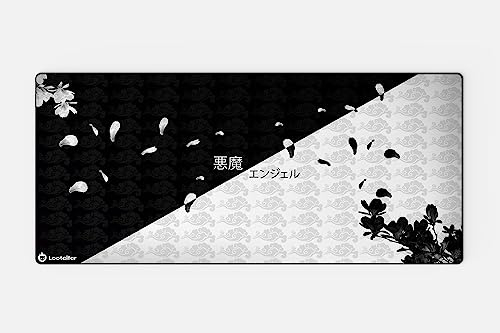 Lootcifer Mauspad, XXL 900x400x4mm, Gaming Mousepad, Optimale Kontrolle, Anti Rutsch, Premium Qualität