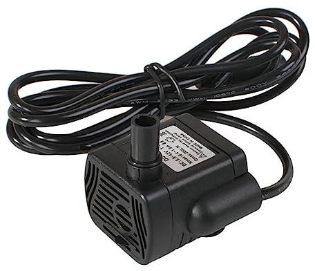 BBTISG Mini Pompe à Eau Submersible Solaire, Pompe à eau Solaire Submersible Petite Pompe à Eau électrique pour étang de Fontaine d'aquarium (18 V)
