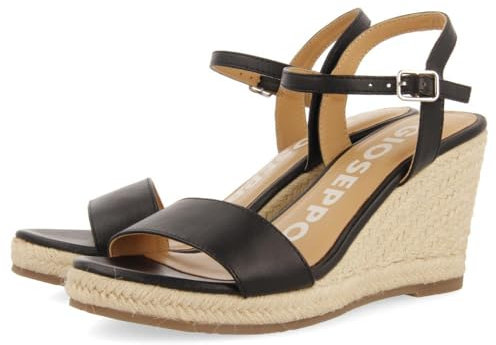 Gioseppo ZHEPE, Sandalias con cuña Tipo Alpargatas Mujer, Negro, 40 EU