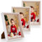 Anhow Set di 3 Cornici per Foto da 10x15 cm (4 x 6 Pollici), Cornici per Foto per la Decorazione con Foglio Acrilico Trasparente Infrangibile - Rosa/ 3 Pezzi